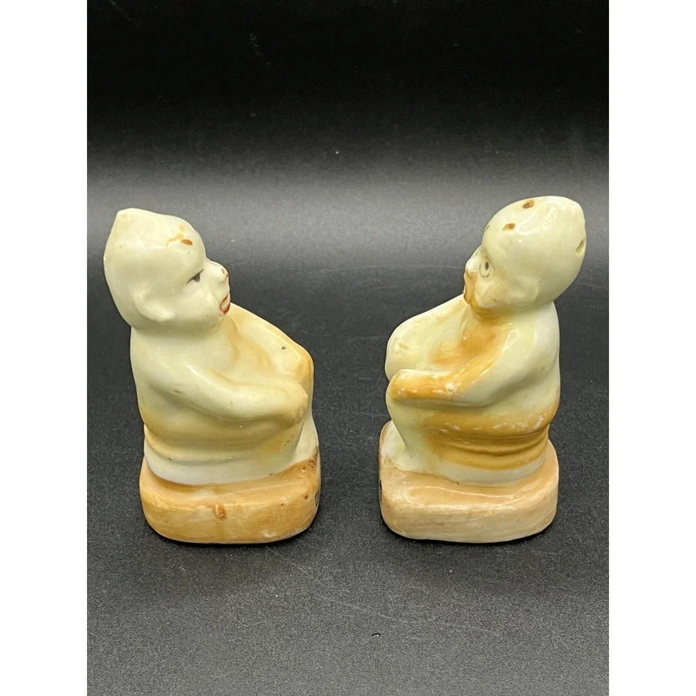 Vtg Billycan and Billycant Salt‎ & Pepper Shakers 1950s Made in Japan 3